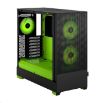 Obrázek FRACTAL DESIGN skříň Pop Air RGB Green Core TG Clear Tint, 2x USB 3.0, bez zdroje, ATX