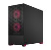 Obrázek FRACTAL DESIGN skříň Pop Air RGB Magenta Core TG Clear Tint, 2x USB 3.0, bez zdroje, ATX