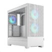 Obrázek FRACTAL DESIGN skříň Pop Air RGB White TG Clear Tint, 2x USB 3.0, bez zdroje, ATX