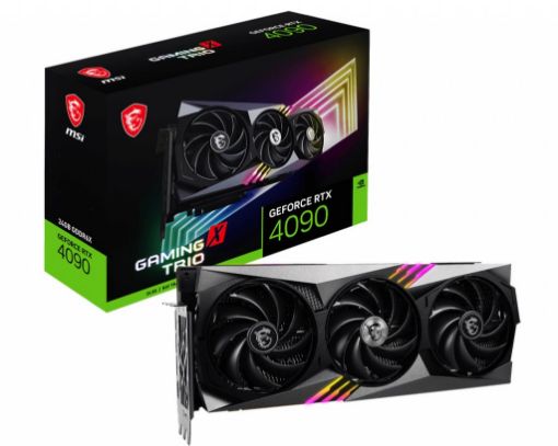 Obrázek MSI VGA NVIDIA GeForce RTX 4090 GAMING X TRIO 24G, RTX 4090, 24GB GDDR6X, 3xDP, 1xHDMI