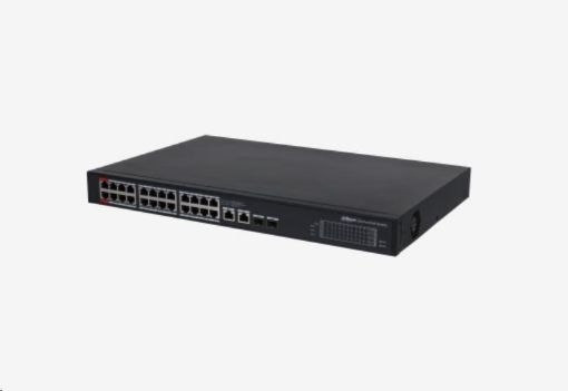 Obrázek Dahua PFS3228-24GT-360-V2, PoE switch 26/24, 24x Gb PoE/2x Gb RJ/SFP combo