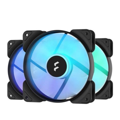 Obrázek FRACTAL DESIGN ventilátor Aspect 12 RGB Black Frame 3-pack, 120mm