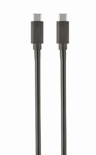 Obrázek GEMBIRD Kabel USB 3.1 Type-C na Type-C kabel (CM/CM), 1m, datový, černá