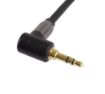 Obrázek PremiumCord HQ stíněný kabel stereo Jack 3.5mm - Jack 3.5mm zahnutý 90°, 1,5m