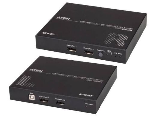 Obrázek ATEN Extender PC-konzole Dual DP, HDBaseT 2.0, USB, RS-232, audio, 4K@100m