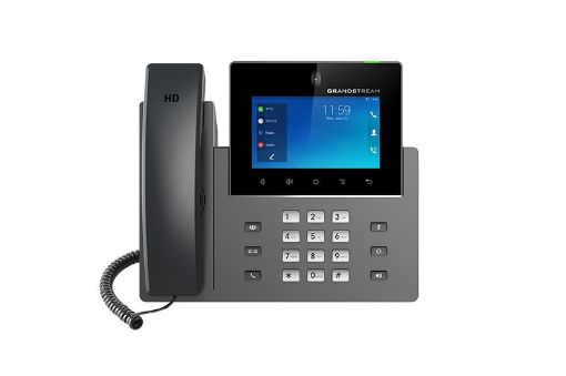 Obrázek Grandstream GXV3450, IP video-telefon s Androidem 11, 16 linek, 16 SIP účtů, 2MPx CMOS kamera, Wi-Fi, 5" LCD