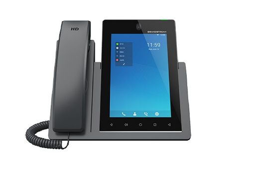 Obrázek Grandstream GXV3470, IP video-telefon s Androidem 11, 16 linek, 16 SIP účtů, 2MPx CMOS kamera, Wi-Fi, 7" LCD