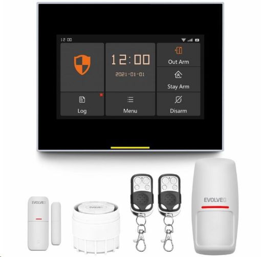 Obrázek EVOLVEO Alarmex Pro, chytrý bezdrátový Wi-Fi/GSM alarm