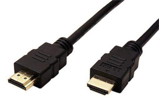 Obrázek High Speed HDMI kabel s Ethernetem, HDMI M - HDMI M, ohebný (TPE), černý, 1m