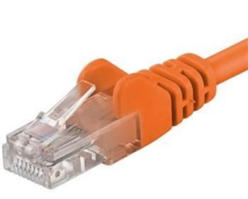 Obrázek PremiumCord Patch kabel UTP RJ45-RJ45 CAT6 1m oranžová