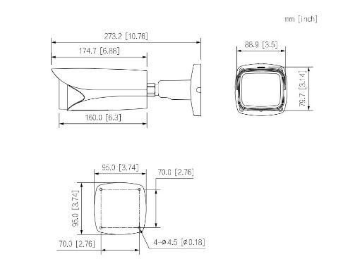 Obrázek Dahua IPC-HFW5241E-Z5E-0735, IP kamera, 2Mpx, 1/2,8" CMOS, objektiv 7-35 mm, IR<120, IP67