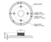 Obrázek Dahua PFA101, montážní adaptér