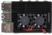 Obrázek CONRAD  Kryt Armor BLOCK ACTIVE pro Raspberry Pi 4B Joy-it rb-alucasep4+07fan, černá