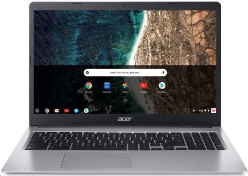 Obrázek ACER NTB Chromebook 315 (CB315-4HT-C86S)-Celeron N5100,15.6" FHD IPS,4GB,128GB eMMC,UHD Graphics,ChromeOS,Stříbrná