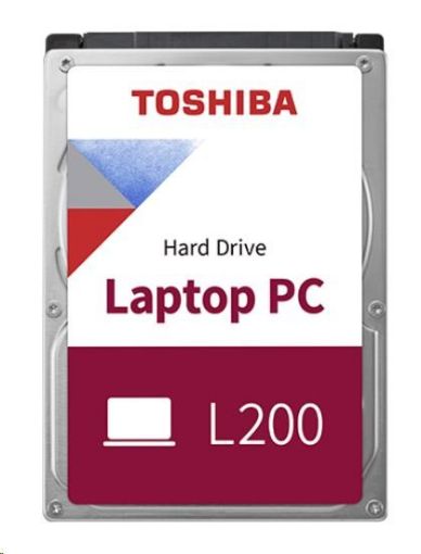 Obrázek TOSHIBA HDD L200 Laptop PC (SMR) 2TB, SATA III, 5400 rpm, 128MB cache, 2,5", 9,5mm, BULK