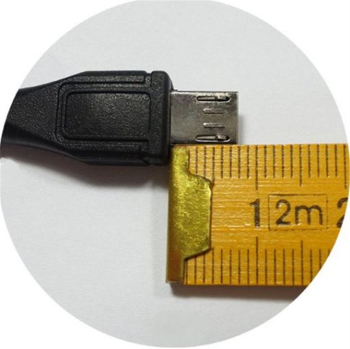 Obrázek Kabel micro USB 2.0, A-B 1,8m s delším  konektorem