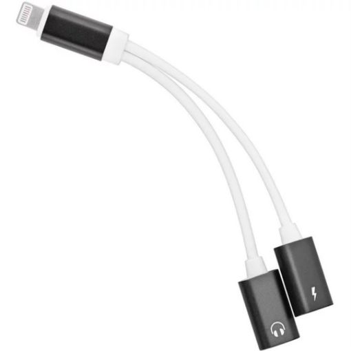 Obrázek PremiumCord Adapter Lightning na 3,5mm jack audio + Lightning charging