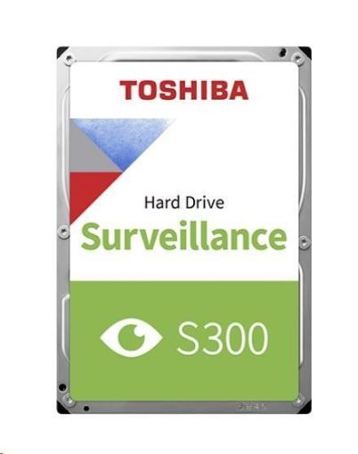 Obrázek TOSHIBA HDD S300 Surveillance (SMR) 6TB, SATA III, 5400 rpm, 256MB cache, 3,5", BULK