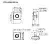 Obrázek Dahua KIT/IPC-HUM8441-E1-L4-0280B, IP kamera, Pinhole, 4Mpx, 1/2.7" CMOS, objektiv 2,8 mm, PoE