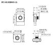 Obrázek Dahua KIT/IPC-HUM8441-E1-L5-0280B, IP kamera, Pinhole, 4Mpx, 1/2.7" CMOS, objektiv 2,8 mm, PoE