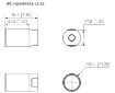 Obrázek Dahua KIT/IPC-HUM8441E-E1-L3-0280B-S2, IP kamera, Pinhole, 4Mpx, 1/2.7" CMOS, objektiv 2,8 mm, PoE, IP67