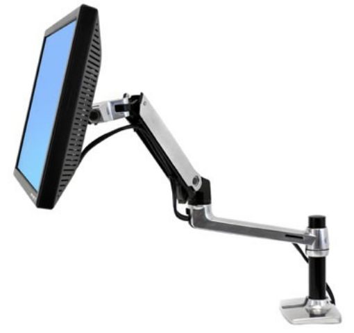 Obrázek ERGOTRON LX Desk Mount Arm, Polished Aluminum, stolní rameno  max 32" LCD