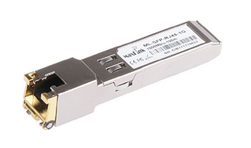 Obrázek MaxLink SFP 10/100/1000M metalický modul, RJ-45, 100m, 1.25Gbps, Cisco comp