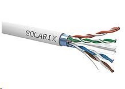 Obrázek Instalační kabel Solarix FTP, Cat6, drát, PVC, cívka 500m SXKD-6-FTP-PVC