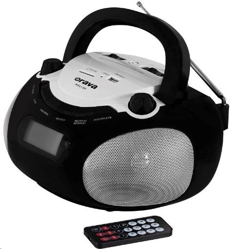 Obrázek Orava RSU-05 přehrávač, USB/SD přenosný, Bluetooth, AM/FM/SW1/SW2 rádio, výstup na sluchátka, LCD displej