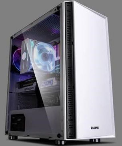 Obrázek ZALMAN skříň R2 White,  ATX bez zdroje, RGB