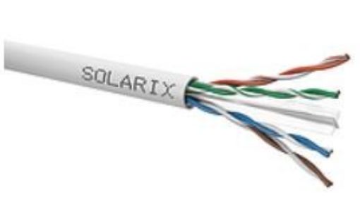 Obrázek Instalační kabel Solarix UTP, Cat6, drát, PVC, cívka 500m SXKD-6-UTP-PVC