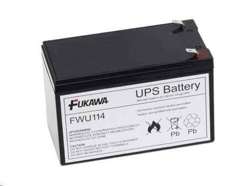 Obrázek Baterie - FUKAWA FWU-114 náhradní baterie za APCRBC114 (12V/7Ah)