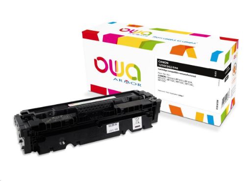 Obrázek OWA Armor toner pro CANON LBP  653Cdw, 654Cx, MFP735Cx, 2200 str., černá/black (CRG046BK)