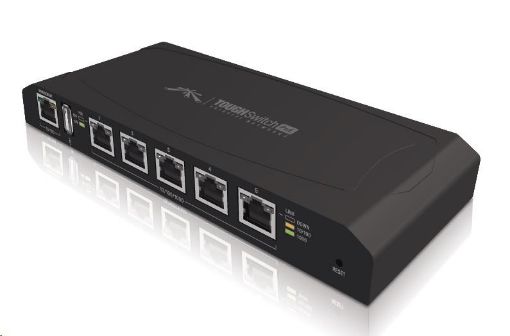 Obrázek UBNT EdgeSwitch 5XP PoE [náhrada za ToughSwitch TS-5-POE, 5x Gigabit POE portů, 24V]