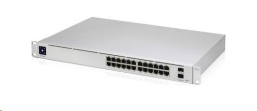 Obrázek UBNT UniFi Switch USW-Pro-24-POE Gen2 [24xGigabit, 400W PoE+ 802.3at/af/bt, 2xSFP+, 88Gbps]