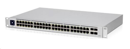 Obrázek UBNT UniFi Switch USW-48-POE Gen2 [24xGigabit, 32x PoE out 240W, 802.3at/af, 4xSFP, 104Gbps]