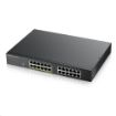 Obrázek Zyxel GS1900-24EP 24-port Gigabit Smart Managed PoE Switch, 24x gigabit RJ45 (z toho 12x PoE), PoE budget 130W