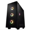 Obrázek Fortron skříň Midi Tower CMT512 Black, 4 x A.RGB LED fan, průhledná bočnice