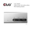 Obrázek Club3D Mini dokovací stanice USB 3.2 4K30Hz UHD (HDMI/DVI/4x USB 3.1/Ethernet/Audio) DisplayLink® Certified