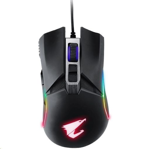 Obrázek GIGABYTE myš Gaming Mouse AORUS M5, USB, Optical, up to 16000 DPI