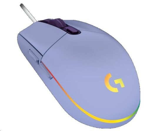 Obrázek Logitech Gaming Mouse G203 LIGHTSYNC 2nd Gen, EMEA, USB, lilac