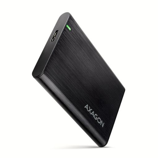 Obrázek AXAGON EE25-A6M, USB 3.2 Gen 1 - SATA 6G 2.5" kovový RAW box, bezšroubkový