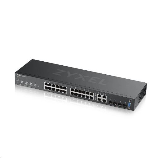 Obrázek Zyxel GS2220-28 28-port L2 Managed Gigabit Switch, 24x gigabit RJ45, 4x gigabit RJ45/SFP