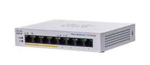 Obrázek Cisco switch CBS110-8PP-D (8xGbE, 4xPoE+, 32W, fanless)