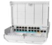 Obrázek MikroTik Cloud Router Switch CRS318-1Fi-15Fr-2S-OUT, 800MHz CPU, 256MB, 16x10/100 (PoE-in,1x out),2xSFP, vč.L5, venkovní