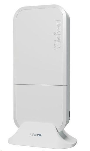 Obrázek MikroTik wAP ac, white, nová revize 716GHz CPU, 128MB RAM, 2x LAN, integr. 2.4+5GHz Wi-Fi, MIMO, 2,5dBi anténa, vč. L4