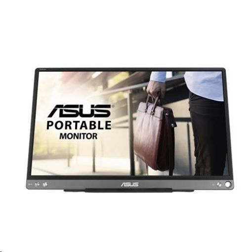 Obrázek ASUS LCD 15.6" MB16ACE 1920x1080 ZenScreen USB Type-C Portable IPS FF Compatible with USB Type-A Auto-Rotate - pololesk