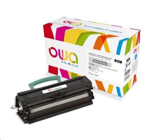 Obrázek OWA Armor toner pro LEXMARK E230, 232, 238, 240, 242, 330, 332, 340, 342, X340, X342, 2500 Stran, 12A8400, černá/black