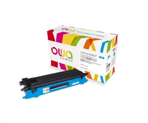 Obrázek OWA Armor toner pro BROTHER HL 4040, 4050, 4070, 4000 Stran, TN135C, modrá/cyan (TN-135C)