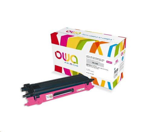 Obrázek OWA Armor toner pro BROTHER HL 4040, 4050, 4070, 4000 Stran, TN135M, červená/magenta (TN-135M)